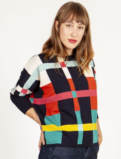 JERSEY TARTAN NAVY