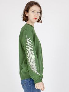 fern jumper green