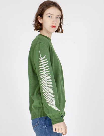 fern jumper green