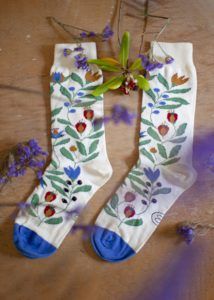 calcetines jardín interior