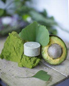 champú sólido de aguacate