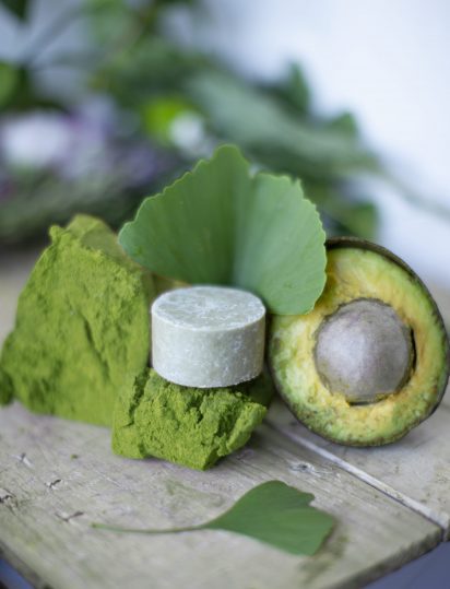 champú sólido de aguacate