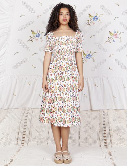 vestido nido cross-stitch