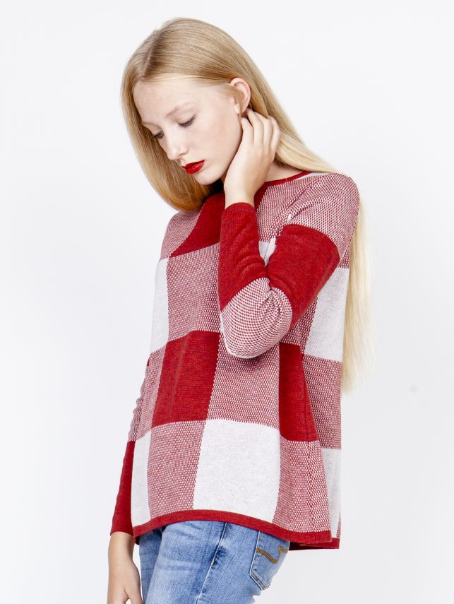 Jersey vichy rojo - Imagen 4