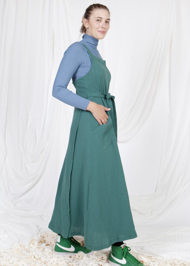 DELANTAL VERDE LONG