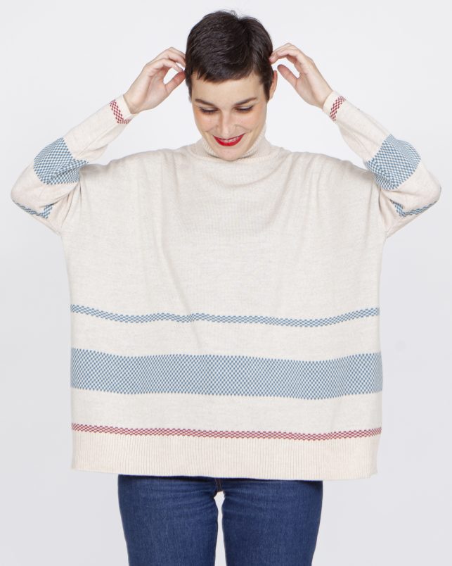 Jersey urdimbre beige - Imagen 2