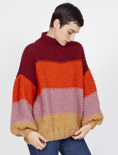 Jersey wool pink