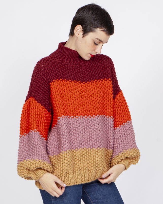 Jersey wool pink