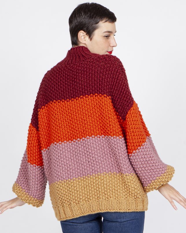 Jersey wool pink - Imagen 4