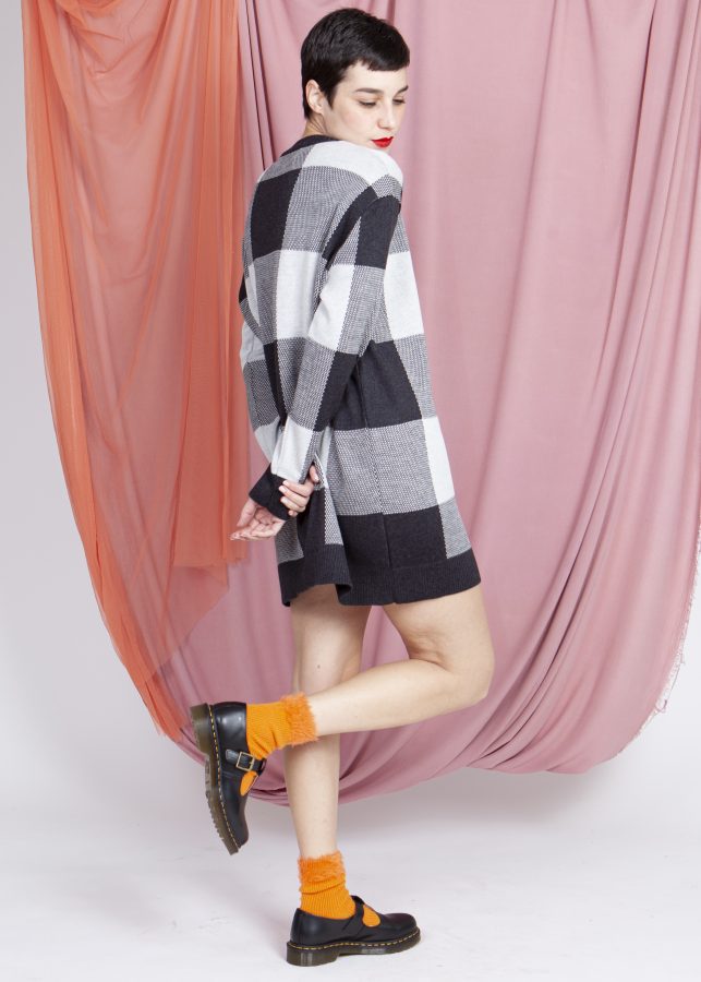 VESTIDO VICHY BLACK - Imagen 4