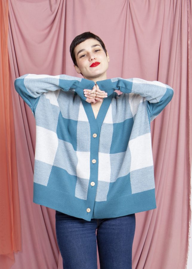 CHAQUETA VICHY BLUE - Imagen 2