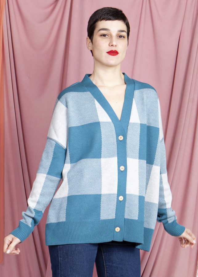 CHAQUETA VICHY BLUE - Imagen 3