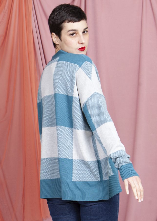 CHAQUETA VICHY BLUE - Imagen 4