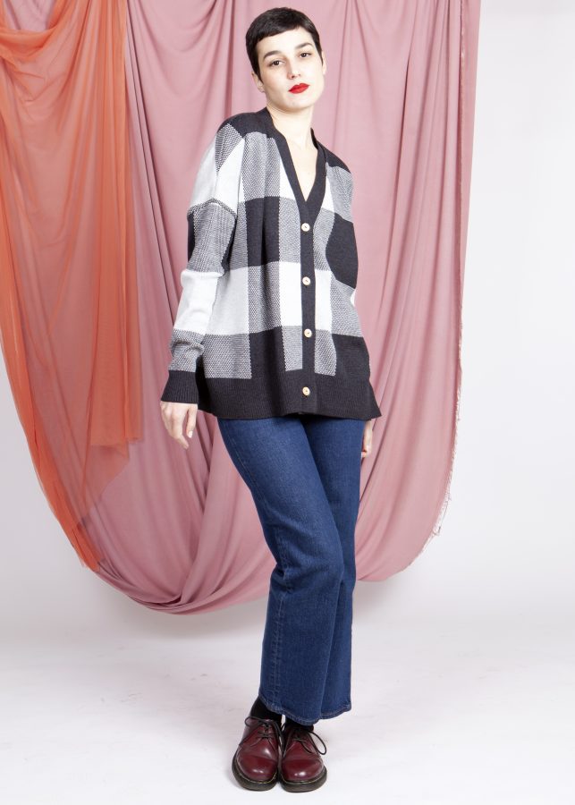 CHAQUETA VICHY NEGRO - Imagen 3