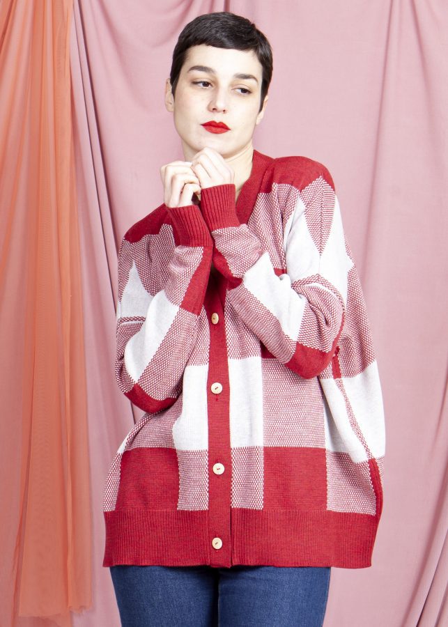 chaqueta vichy red - Imagen 2