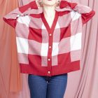 chaqueta vichy red