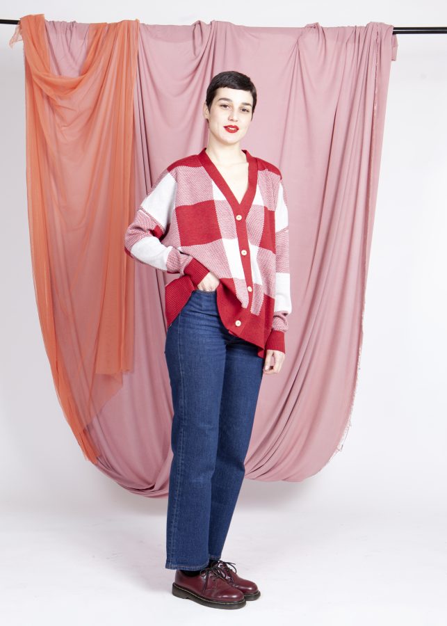chaqueta vichy red - Imagen 4
