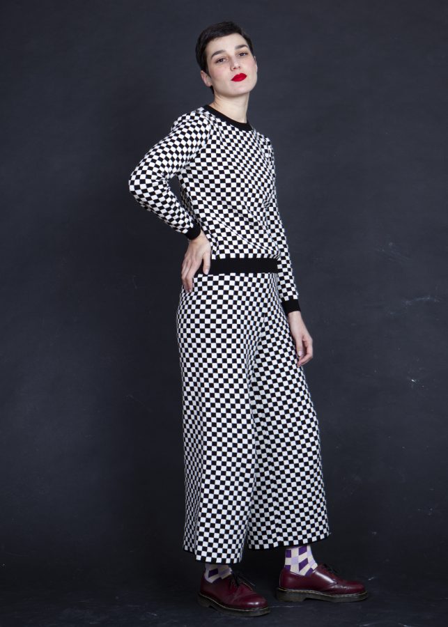 pantalón chess negro
