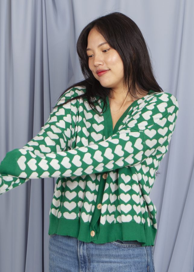 chaqueta love green