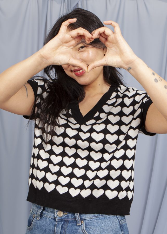 chaleco love black - Imagen 2