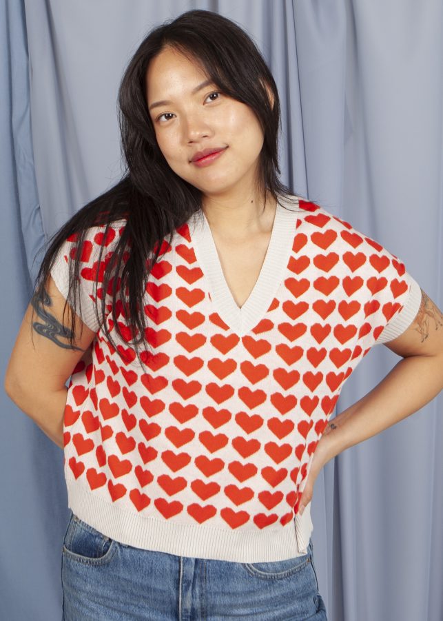 chaleco love red - Imagen 5