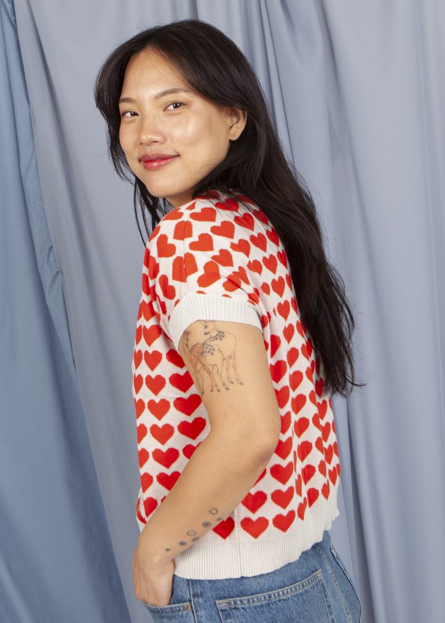 chaleco love red - Imagen 2