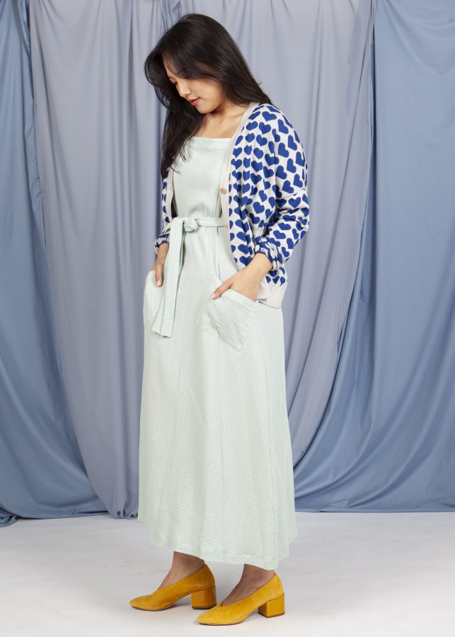 vestido delantal mint - Imagen 3