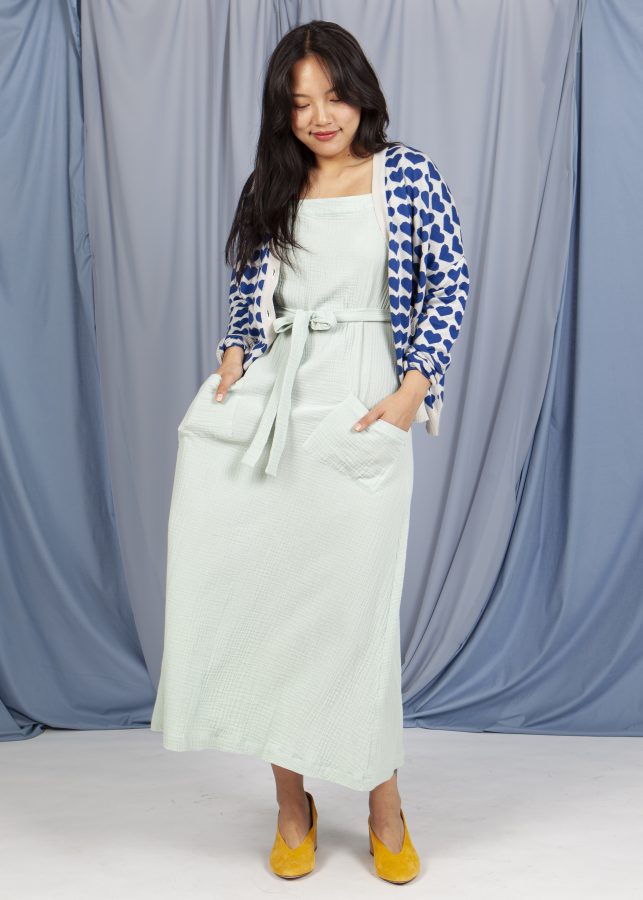 vestido delantal mint - Imagen 5