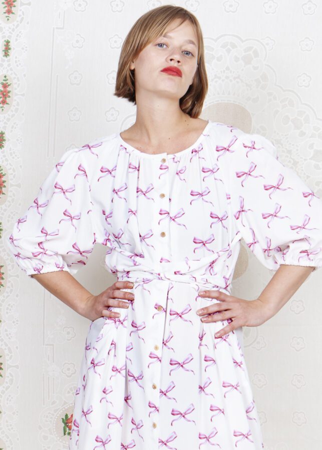 vestido lazo - Imagen 3