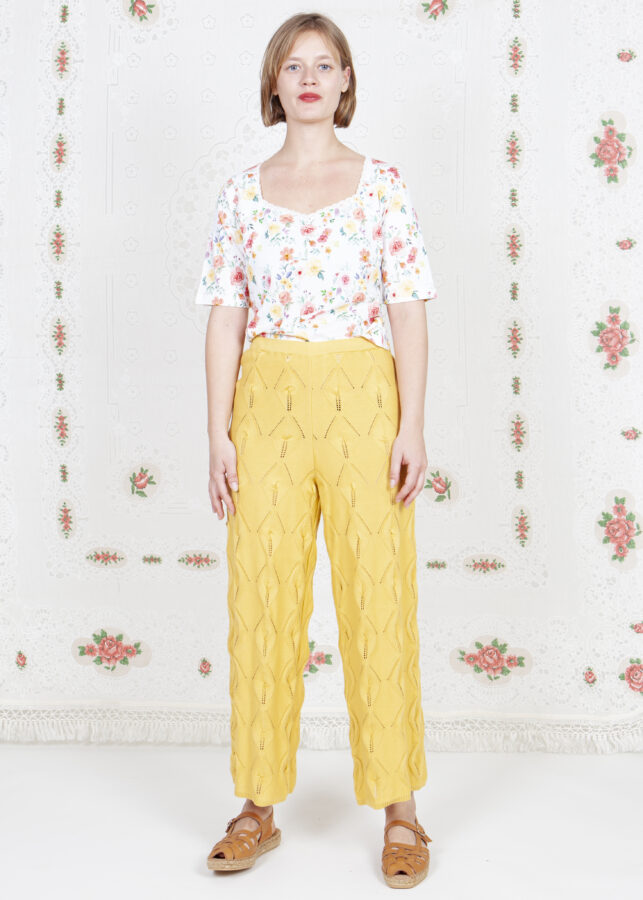 pantalón hojas yellow - Imagen 2