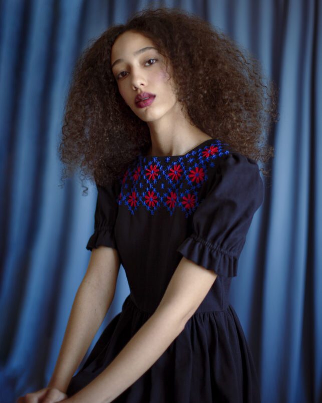 vestido craft negro