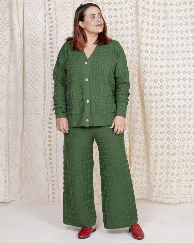 Cardigan SENCILLO OLIVA - Imagen 2