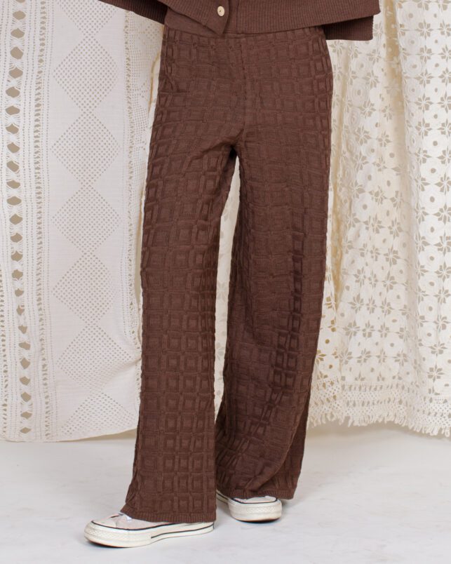 pantalon sencillo chocolate - Imagen 4