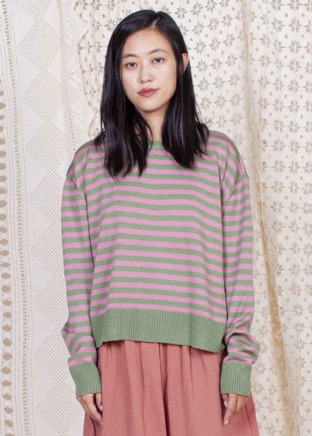 Jersey Monique rosa-verde - Imagen 3