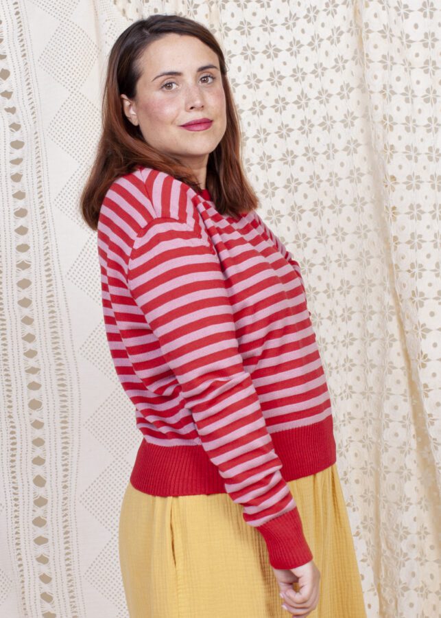 Jersey Monique rosa-rojo - Imagen 3