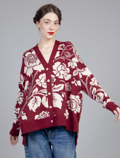Chaqueteta Rose Granate- La casita de wendy