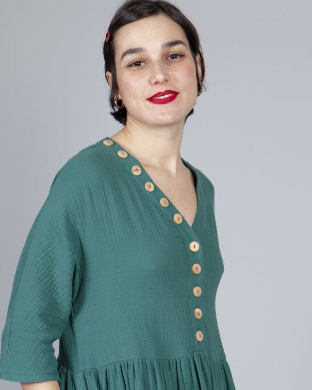 VESTIDO VERDE - Imagen 5