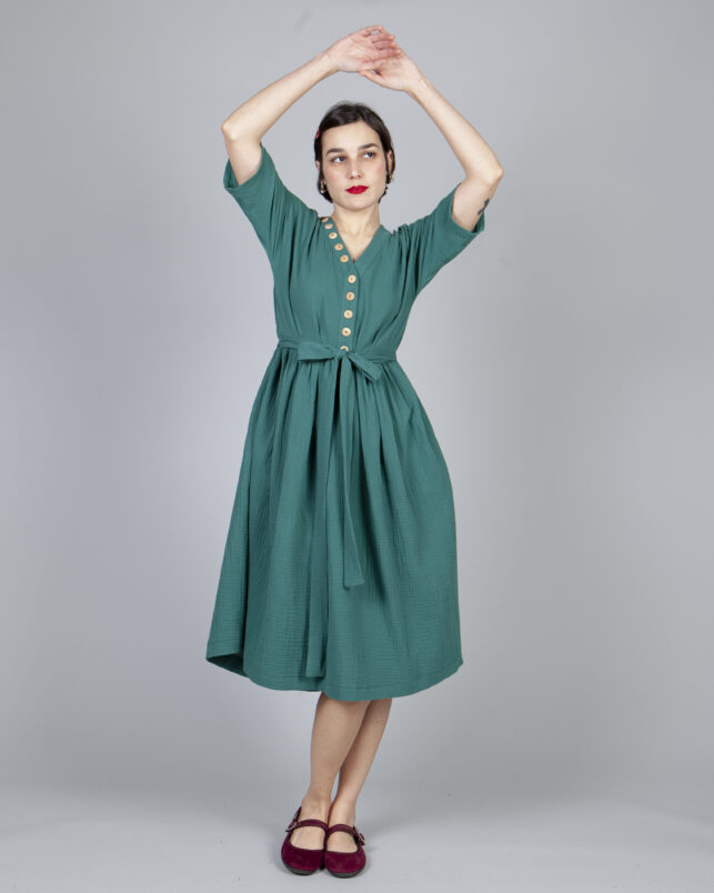 VESTIDO VERDE - Imagen 2