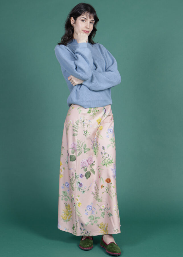 Falda ramillete rosa - Imagen 2