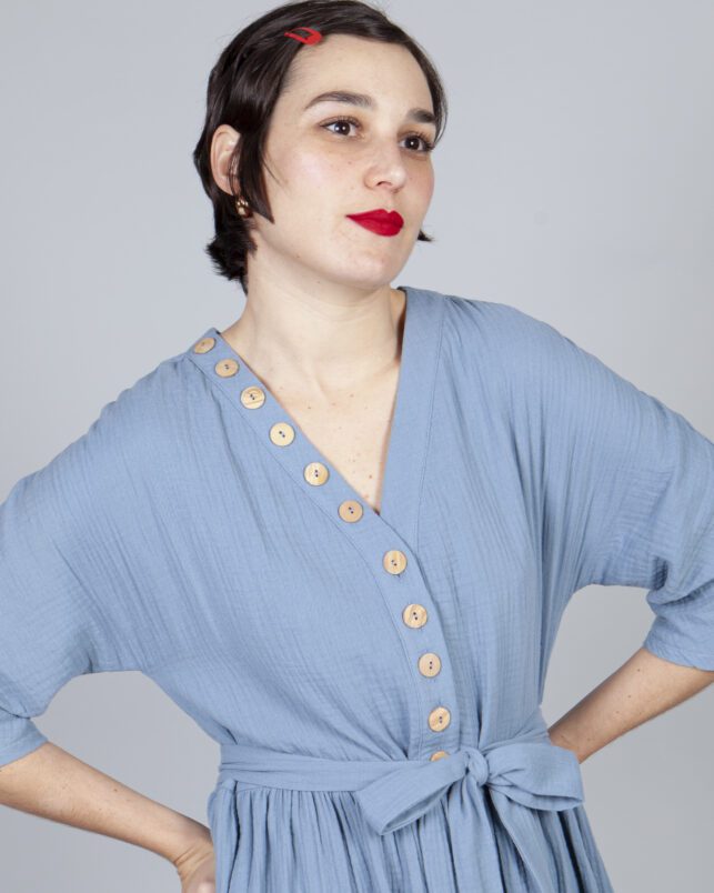 VESTIDO AZUL - Imagen 4