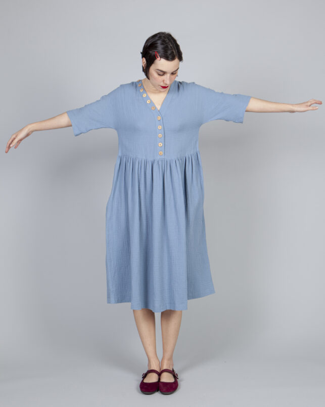 VESTIDO AZUL - Imagen 3