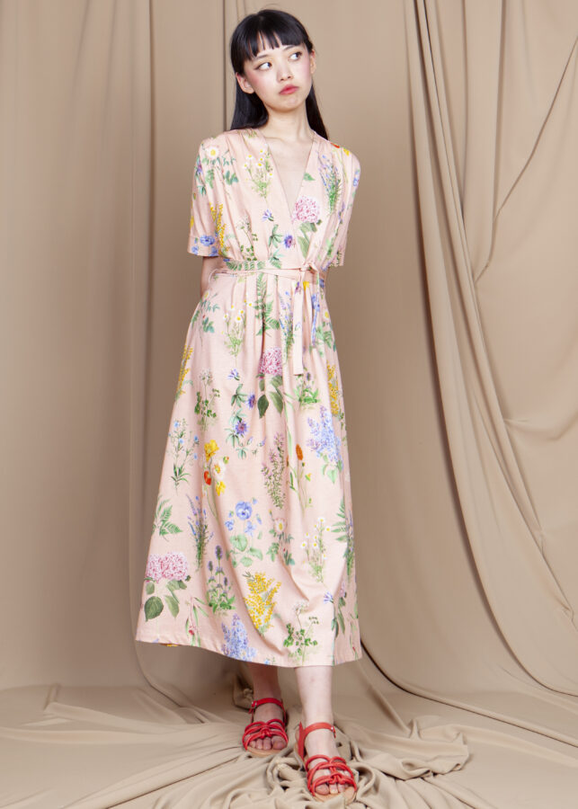 vestido ramillete rosa - Imagen 3
