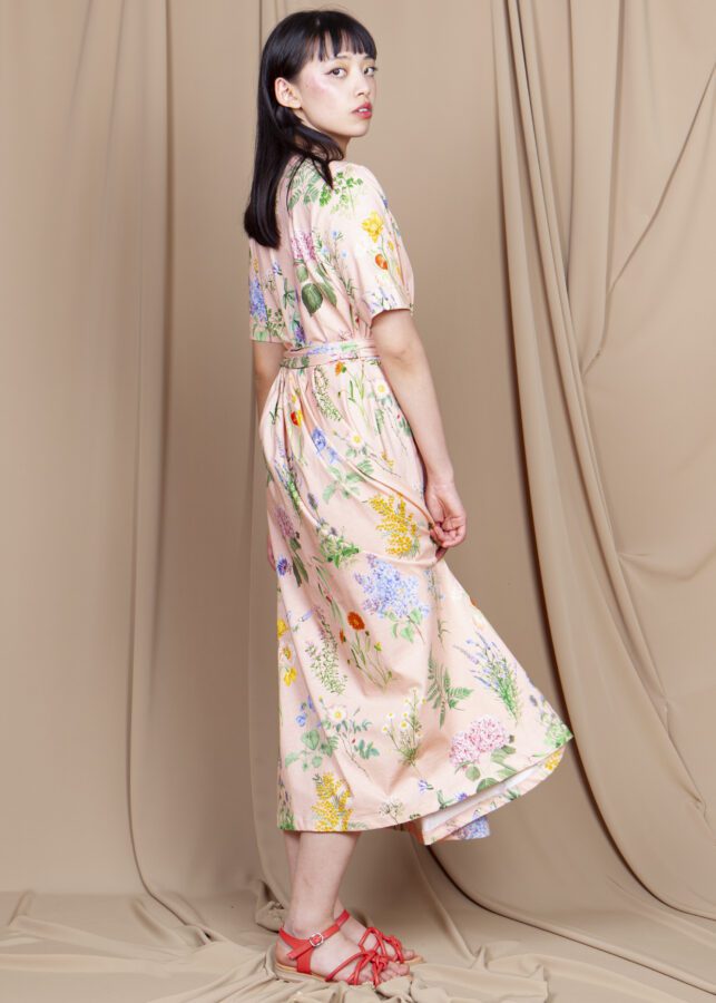 vestido ramillete rosa - Imagen 4