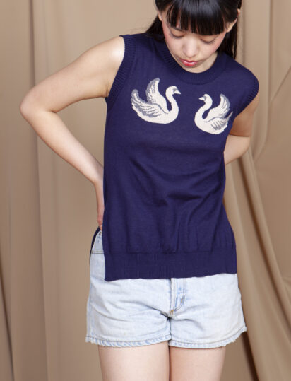 CHALECO cisnes navy