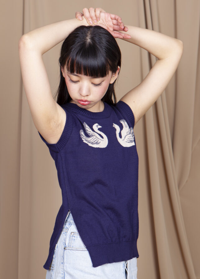 CHALECO cisnes navy - Imagen 3