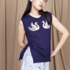 CHALECO cisnes navy - Imagen 4