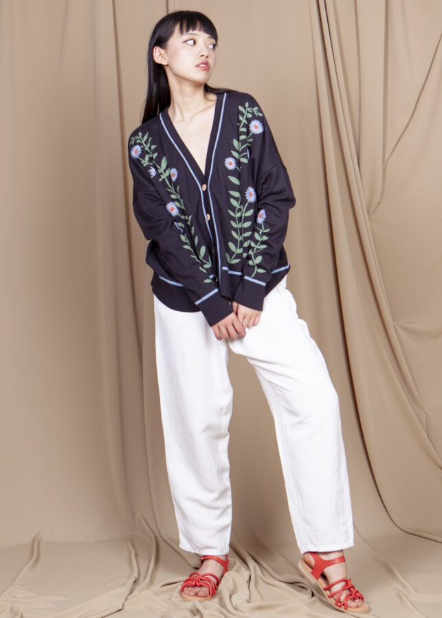 chaqueta ramas negra - Imagen 2