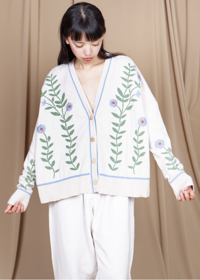 CHAQUETA RAMAS CRUDO