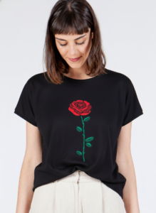 TOP ROSE BLACK