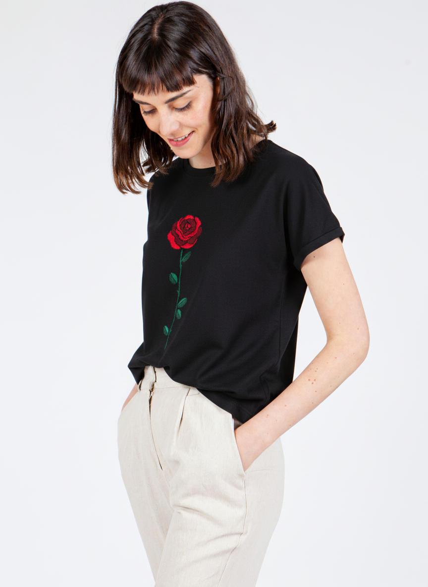 TOP ROSE BLACK - Imagen 3